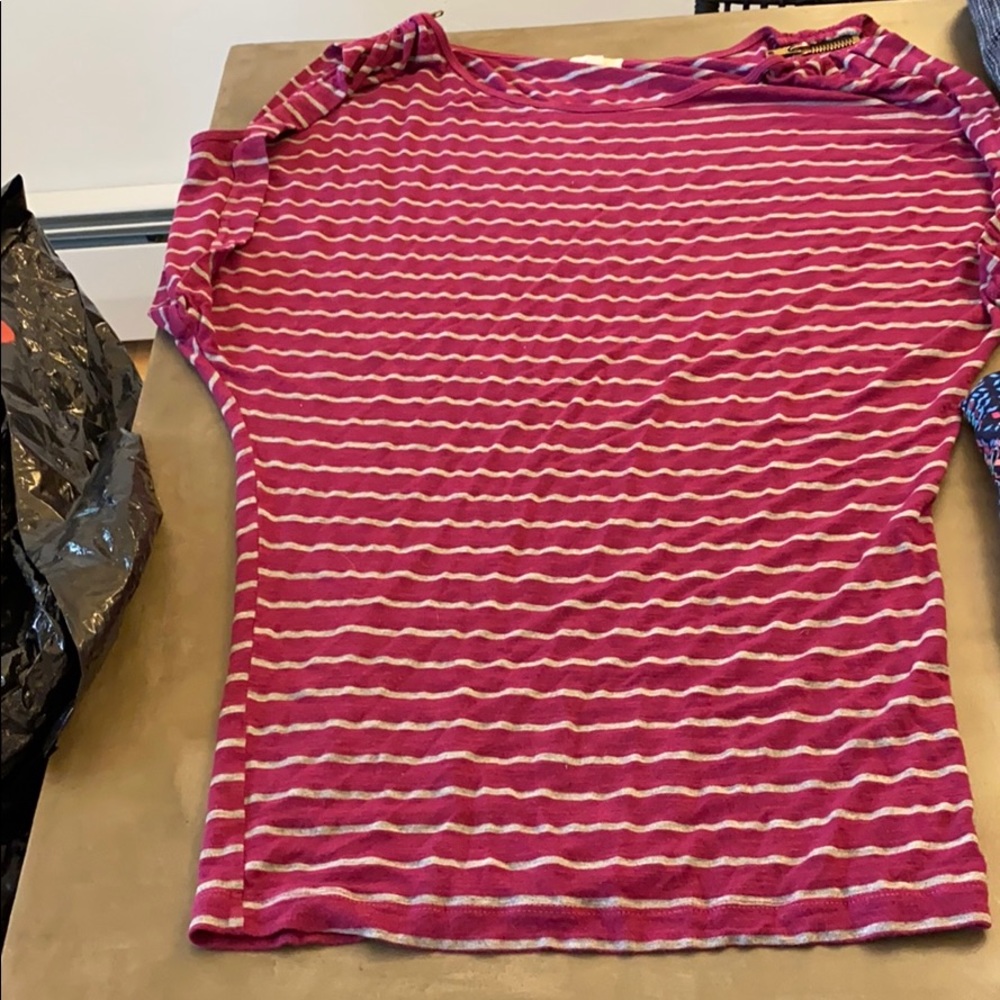 Cute striped dress! Ecoskin size xs